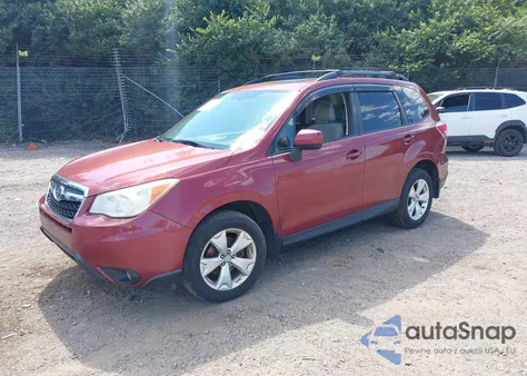 2014 Subaru Forester 2.5I Premium from USA, damaged, VIN JF2SJAEC9EH447788
